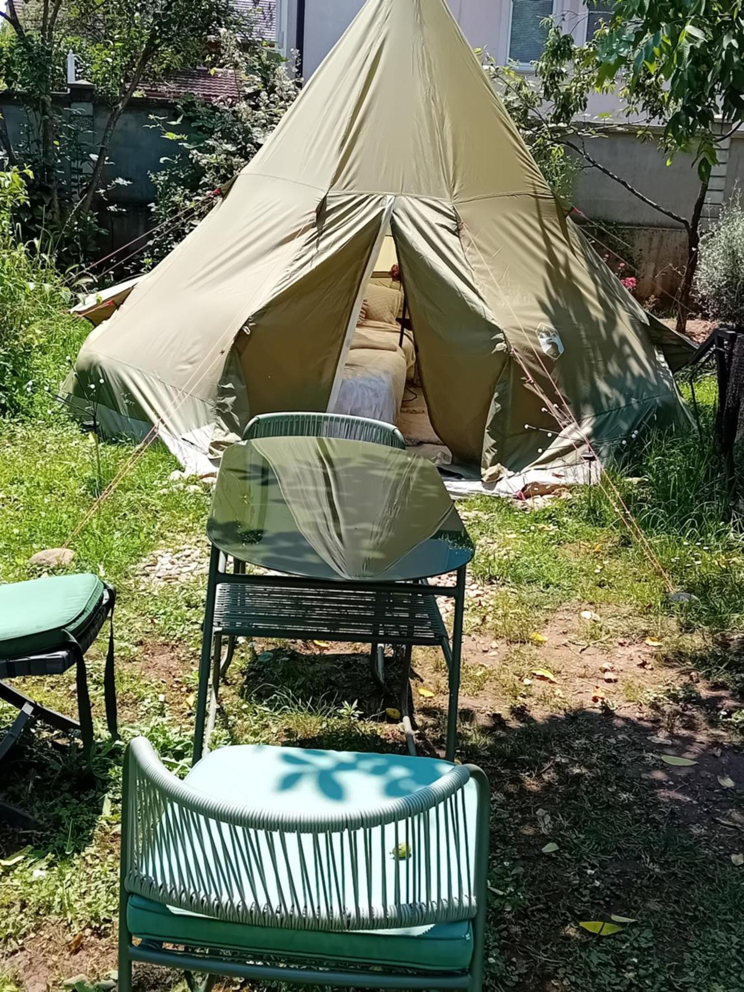 Indian Tent Tipi In Shared Lot And Shared Bathroom Mrse Luaran gambar